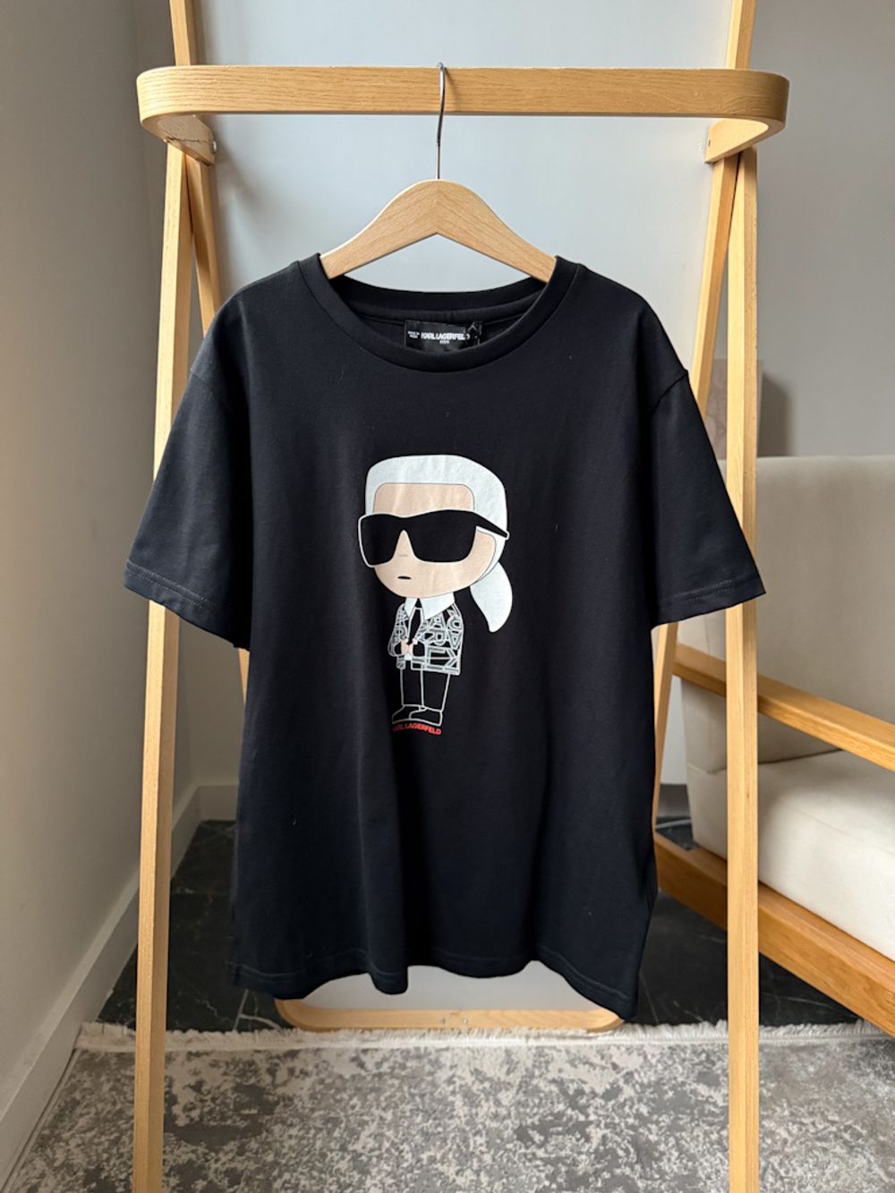 Новая хлопковая футболка Karl Lagerfeld, 152