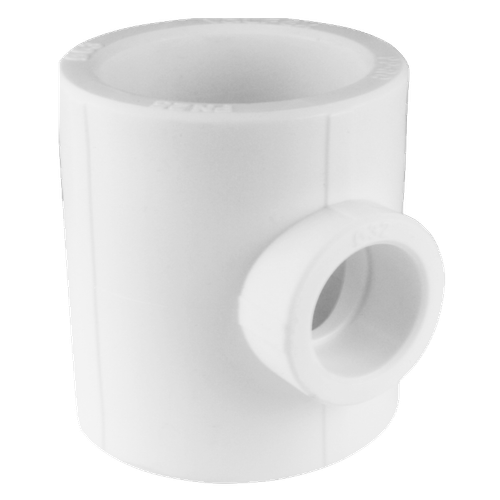 Тройник PP-R переходной белый внутренняя пайка Дн 20х25х20 VALFEX 10202520