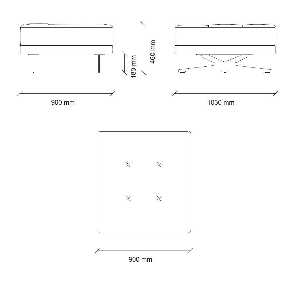 Пуф ENZA HOME BOLD EH71189