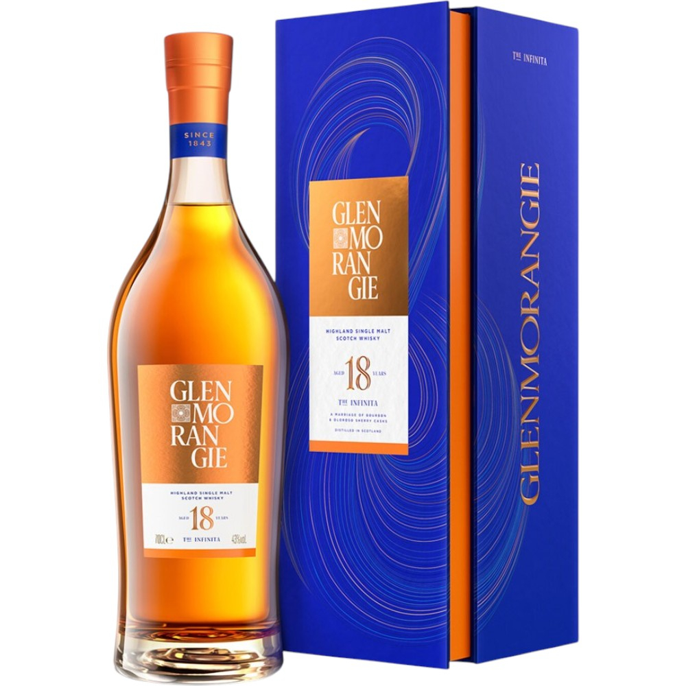Виски Glenmorangie 18 Y.O. 0,7 л. В подарочной коробке
