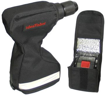 Чехол для шуруповерта ШУРТУК (L-size) + чехол для аккумулятора, цвет чёрный.