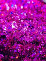 Хлопья - слюда 88816 Вишнёвый голографик - для литья изделий и творчества