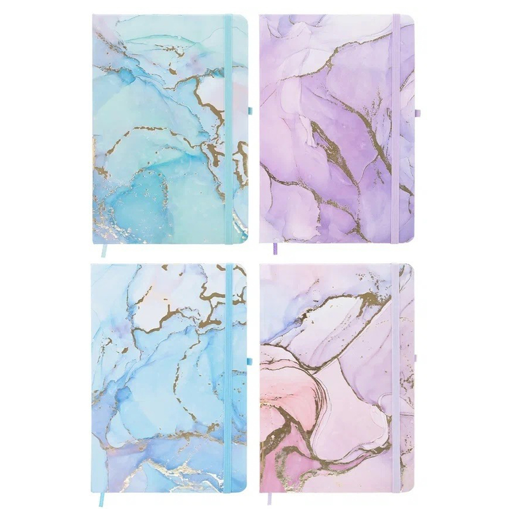 Ежедневник Basir, формат А5, мраморная обложка, 80 листов, размер 14*21 см