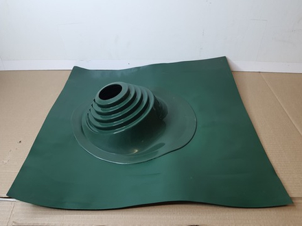 Кровельная манжета угловая №1 МФ (75-200)  силикон+270°C зеленый title=