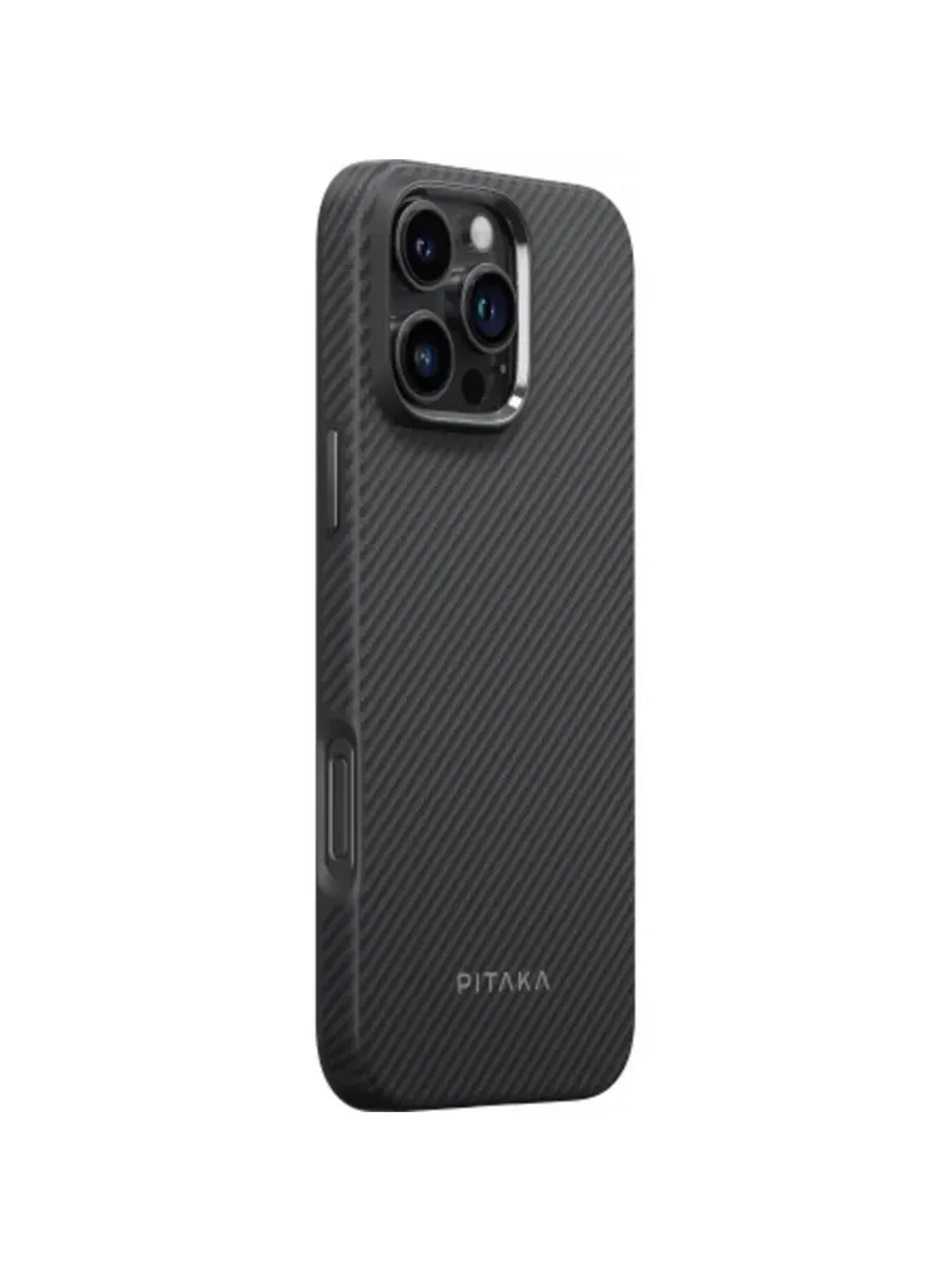 PITAKA Ultra-Slim Case for IPhone 16 Pro Max Black/Grey