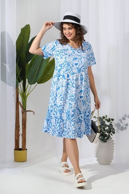 Платье Ассоль-1 Виотекс ГОЛУБОЙ