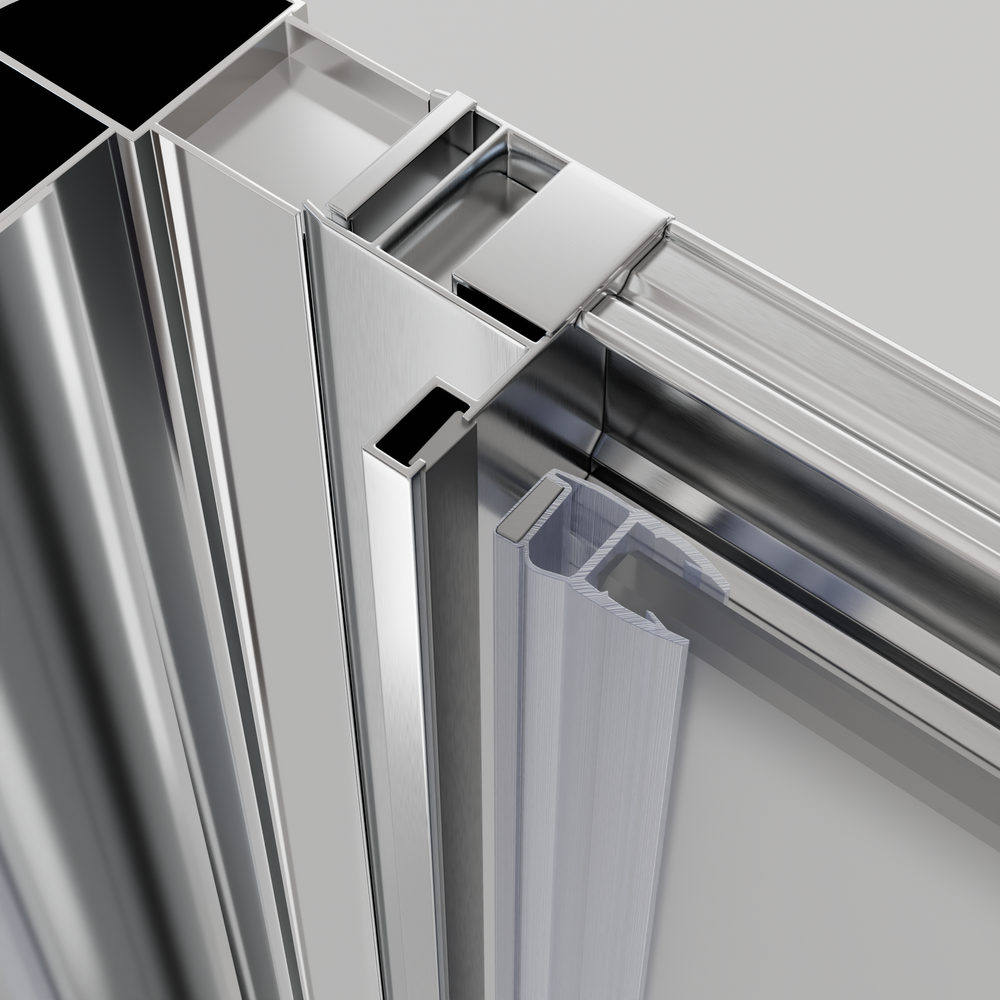 Душевой уголок RGW PA-045 (Матовое-Сатинат, 1000x900)