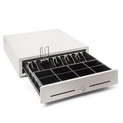 Денежный ящик POScenter 16K5 410x420x100 распайка для "ШТРИХ-М", белый