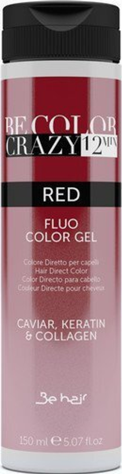 Be Hair Люминесцентный гель-краситель для волос прямого действия без аммиака - Be Color Crazy 12 Minute, 150мл