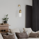 690613 Бра RAMO 1х40W E27 ШАМПАНЬ/БЕЛЫЙ