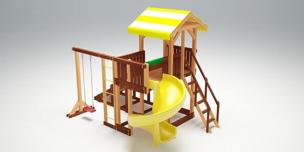 Деревянная детская площадка Савушка "4 сезона" - 9