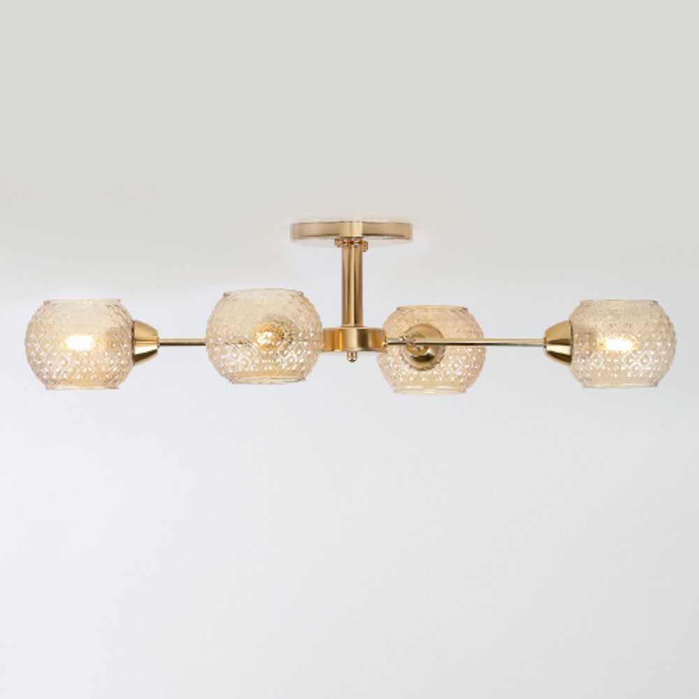 Люстра Rivoli Amalia 3090-304 4 * Е27 40 Вт модерн