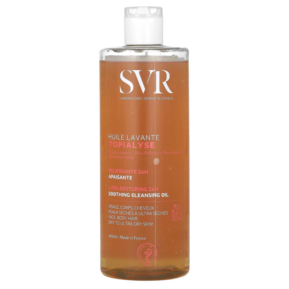SVR, Topialyse, успокаивающее и очищающее масло, 400 мл (13,5 жидк. унции)