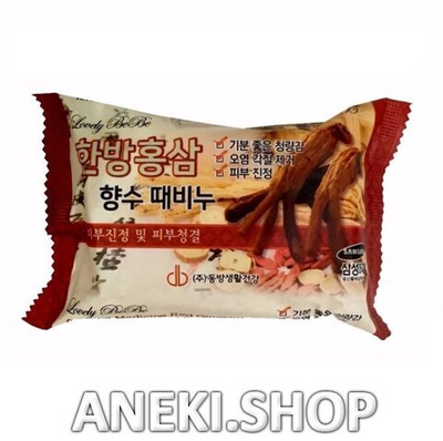 Мыло косметическое с красным женьшенем 150 г Sangtumeori Peeling Red Ginseng Juno