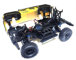 Радиоуправляемый краулер HB Fierce Tiger (47 см, 4WD, 1:10) - HB-ZP1005 желтый