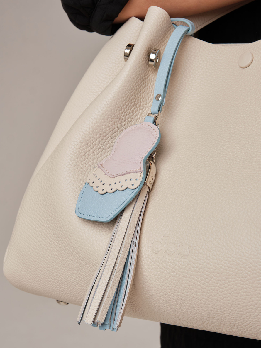 Кожаная сумка Vasilisa DBR 31210 светлый крем