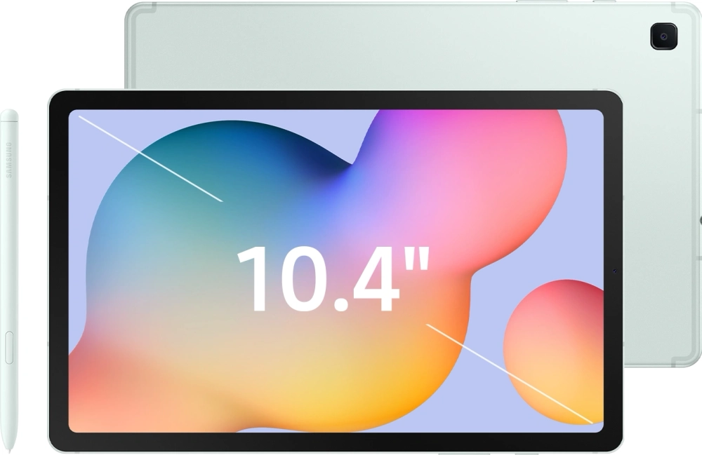 Планшет Samsung Galaxy Tab S6 Lite SM-P620 1280 (2.4) 8C RAM4Gb ROM64Gb 10.4" TFT 2000x1200 Android 14 мятный 8Mpix 5Mpix BT WiFi microSD 1Tb 7040mAh