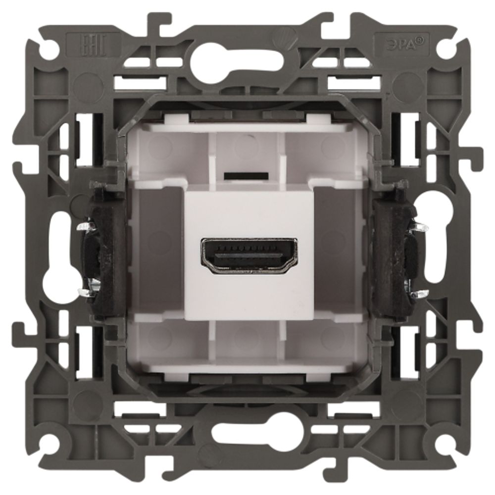 Розетка ЭРА Elegance 14-3114-05 HDMI IP20 антрацит
