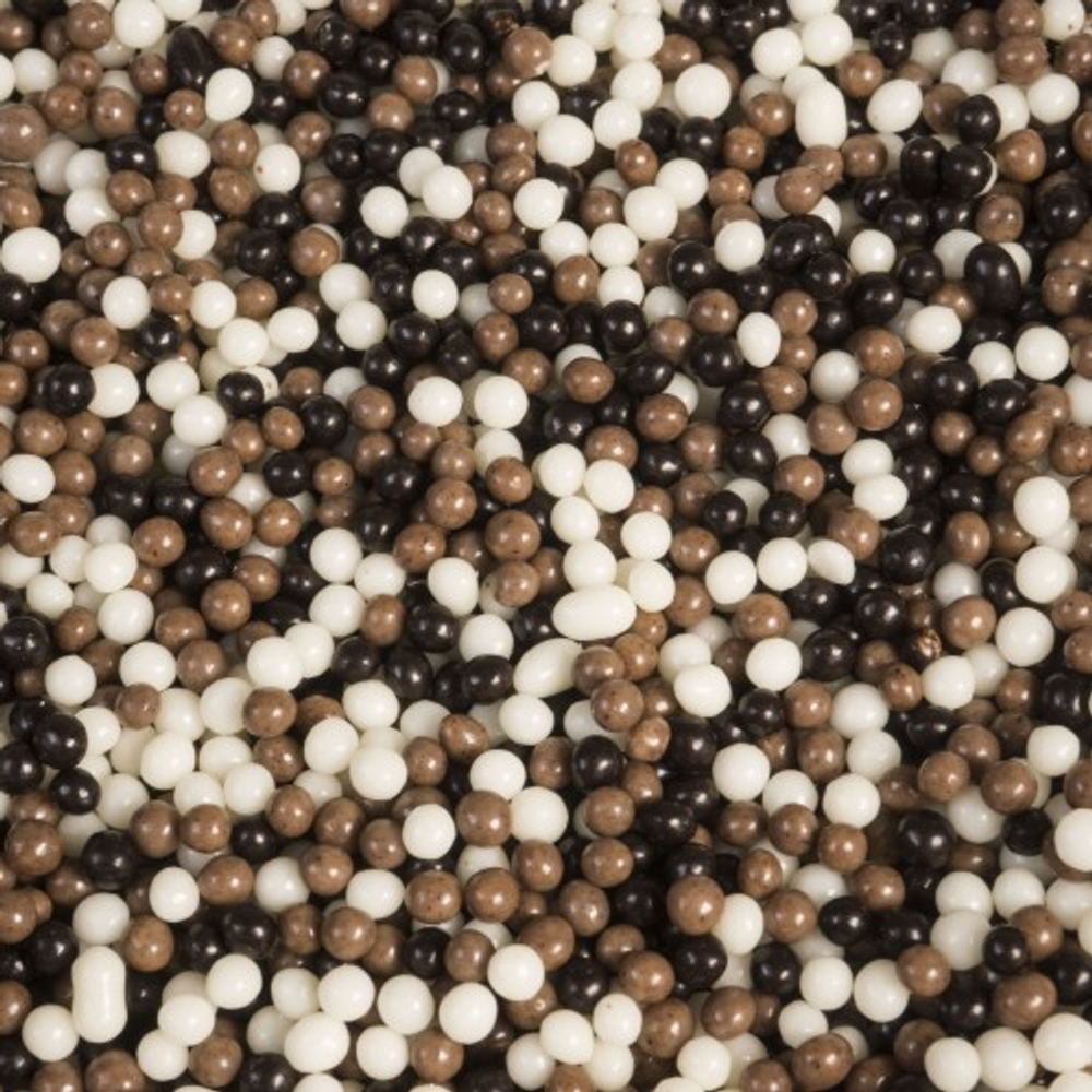 Посыпка "Драже из глазури" (коричневый\черный\белый) 50г