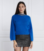 Хлопковый свитер Liu Jo - голубой(CF3071 MA97L)