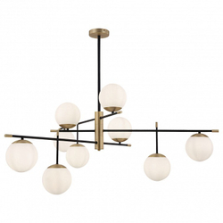 Люстра на штанге Maytoni MOD048PL-09G