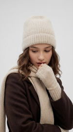 Митенки женские М813-08 бежевые