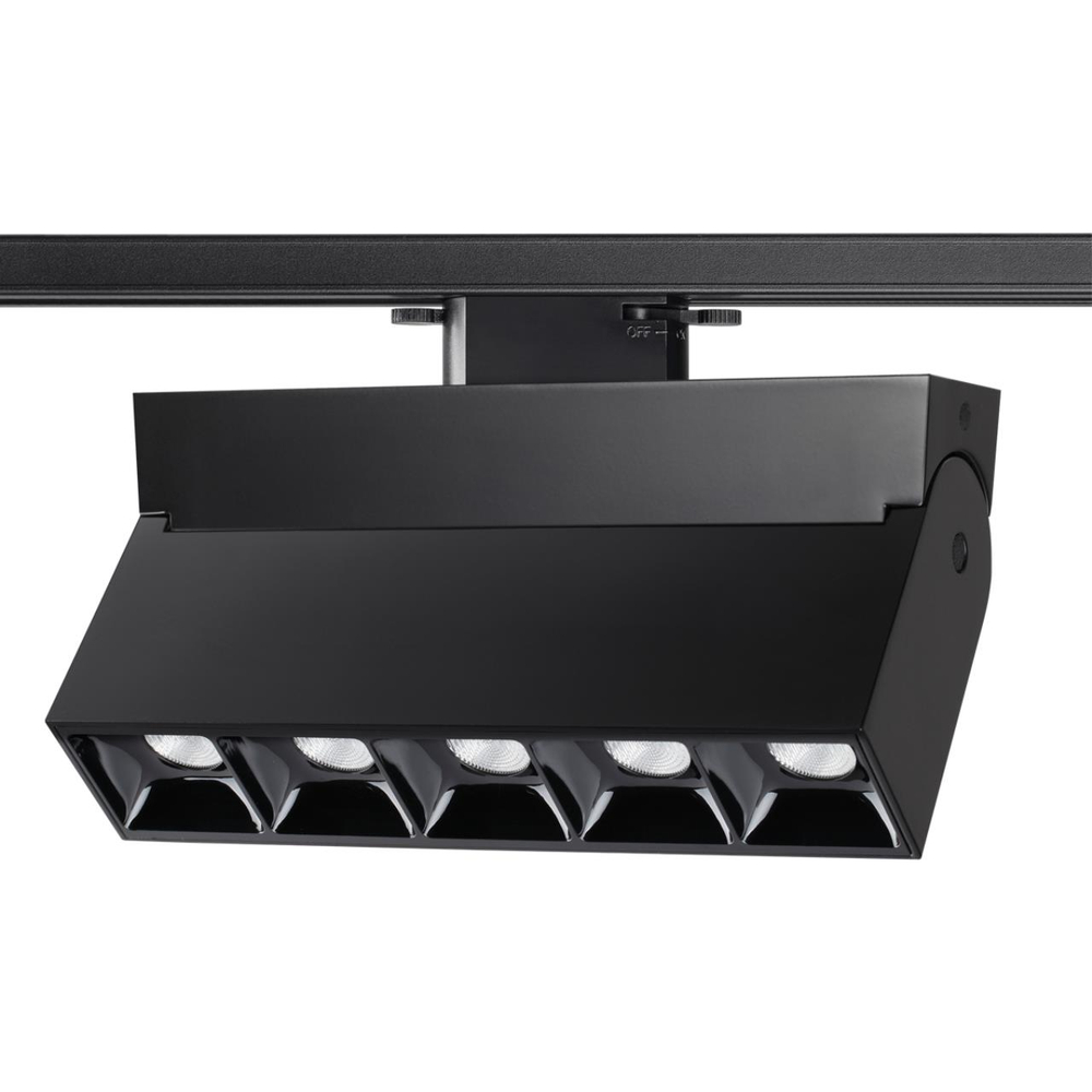 358324 PORT NT19 234 черный Светильник трековый однофазный трехжильный IP33 LED 4000К 25W 110-265V EOS