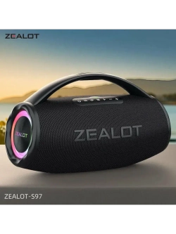 Портативная Bluetooth колонка Zealot S87 80W черный