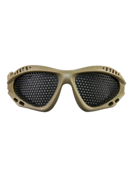 Очки защитные сетка (перфорация). Койот