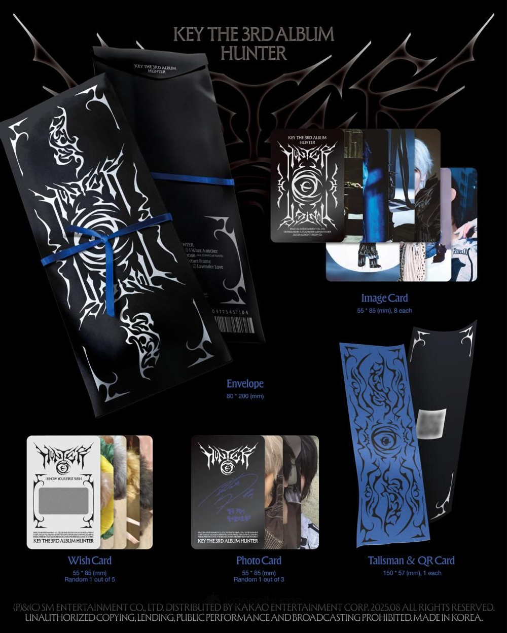 Альбом KEY - HUNTER 3rd Album QR TALISMAN Version