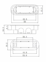 Замок с магнитной защелкой ADDENBAU KEY-5085 MAG S.GOLD под цилиндр, мат.золото (центр магнит)