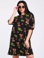 Платье-футболка спортивное оверсайз