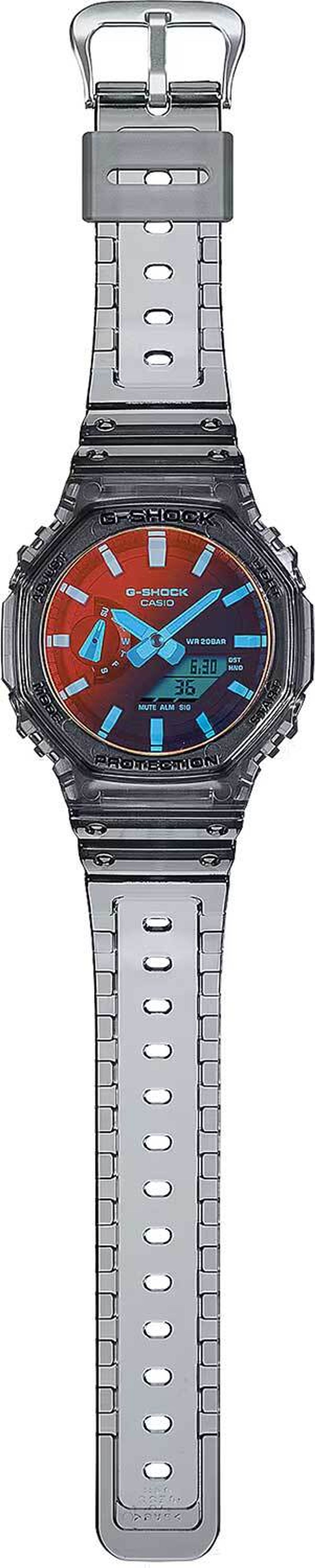 Японские наручные часы Casio G-SHOCK GA-2100TLS-8A с хронографом
