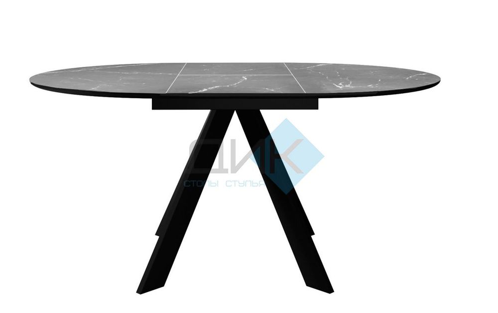 Стол DikLine SKC100 d1000 подстолье чёрное/опоры чёрные