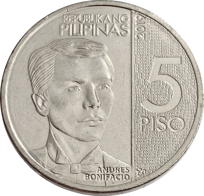 5 песо 2019 Филиппины