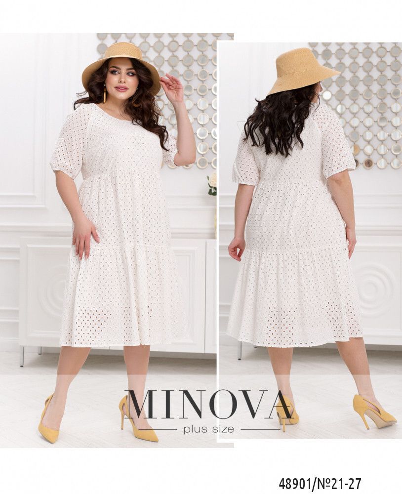 Платье 21-27-Молочный Minova