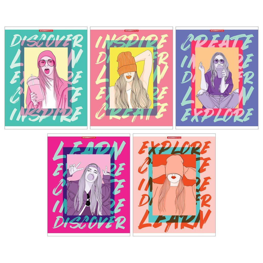 Тетрадь А5 48л клетка "Дело в шляпе" (Академия Групп)