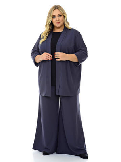 Жакет из крепа, цвет графит