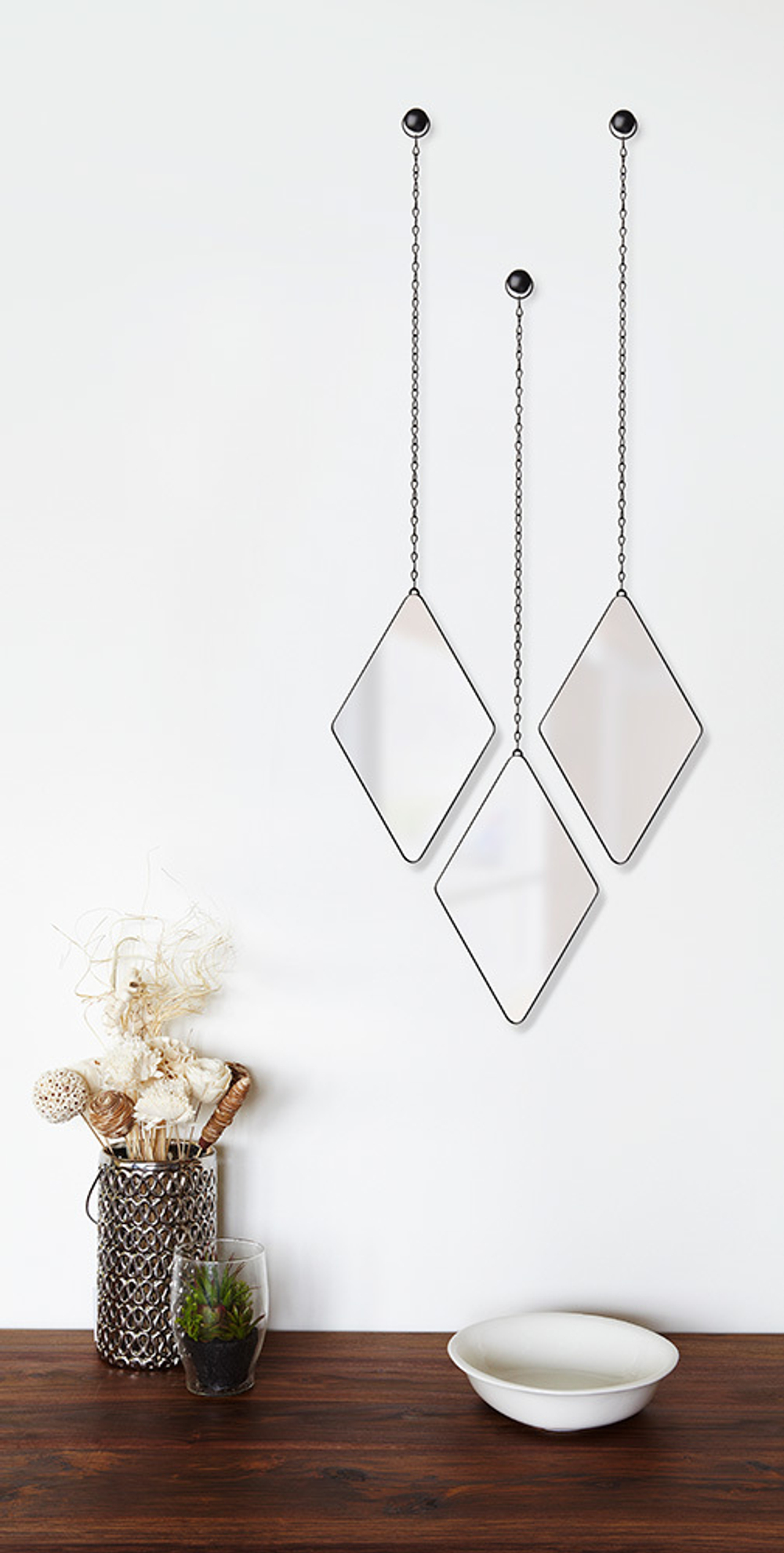 Зеркала декоративные Dima чёрные Umbra