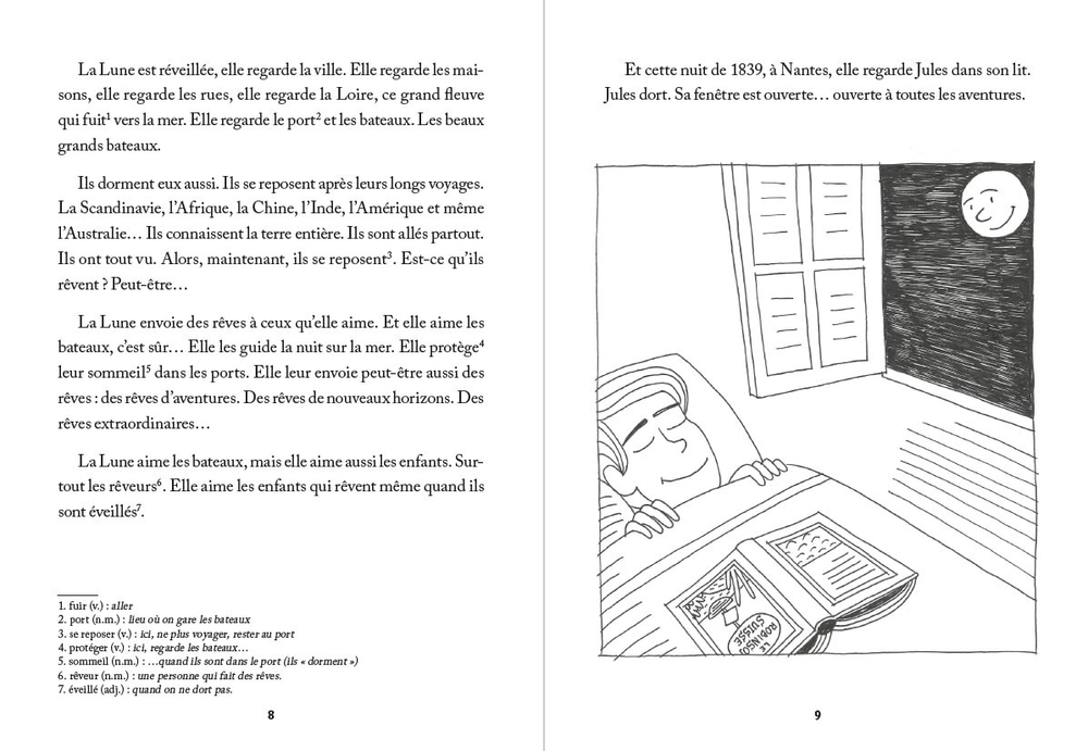 Mondes en VF - Les rêves de Jules Verne - Niv. A1