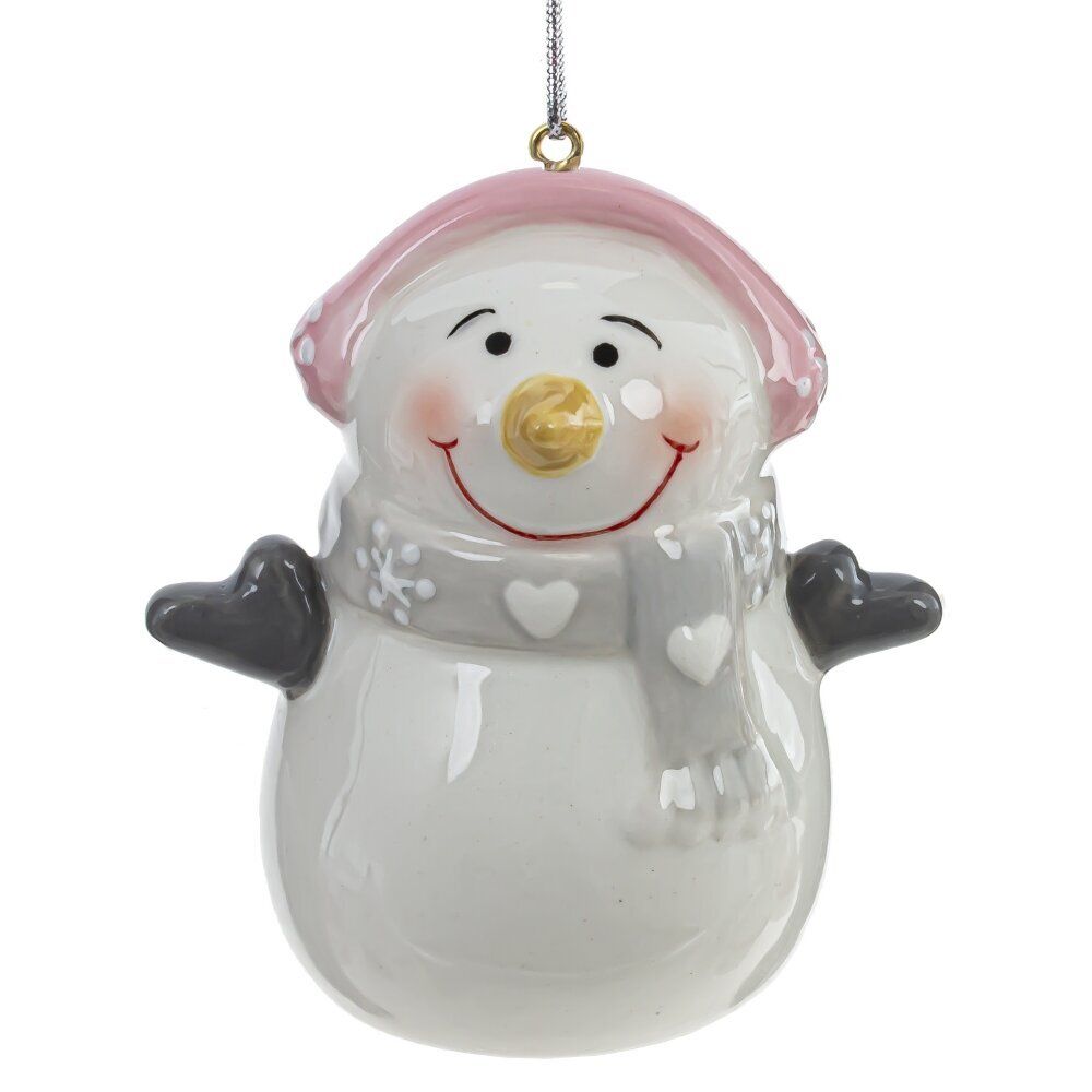 GAEM Изделие декоративное подвесное "Снеговик", L6,5 W4,5 H7 см, 2в.