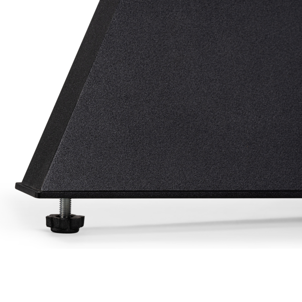 Керамический стол Woodville Ливи 140(200)х80х78 серый мрамор, черный