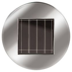 Светильник уличный ЭРА ERASF23-27 Груша сталь на солнечной батарее 7,5x7,5x15 см 1 LED | Садовые декоративные светильники