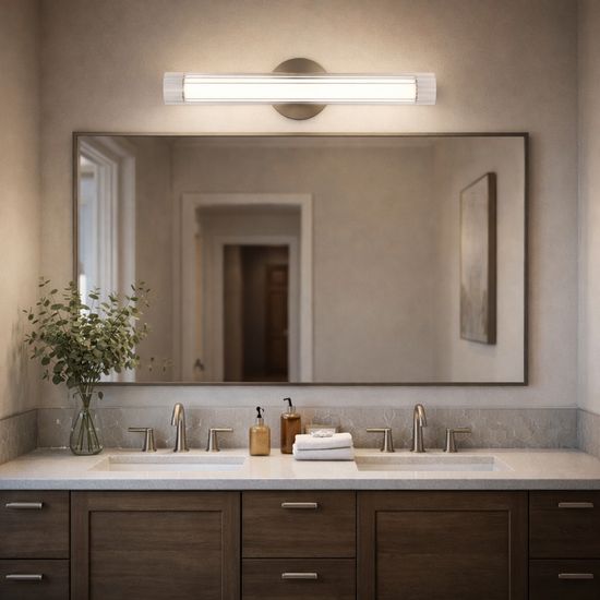 SL2010.131.01 Светильник настенный ST-Luce Никель/Белый, Прозрачный LED 1*13W 3000K/4000K ENFYS