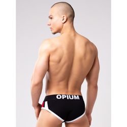 Мужские трусы брифы черные Opium Brief R137