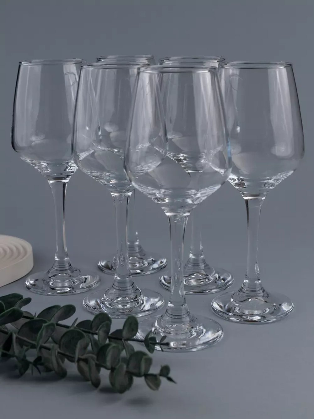 Набор бокалов для вина, 450 мл, 6 шт. прозрачные