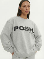 Свитшот POSH | Серый меланж