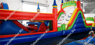 Надувная полоса препятствий "Нарвская крепость"