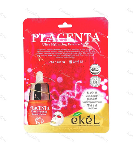 Маска тканевая с экстрактом плаценты Ekel Placenta Ultra Hydrating Essense Mask, EKEL, 25 мл.