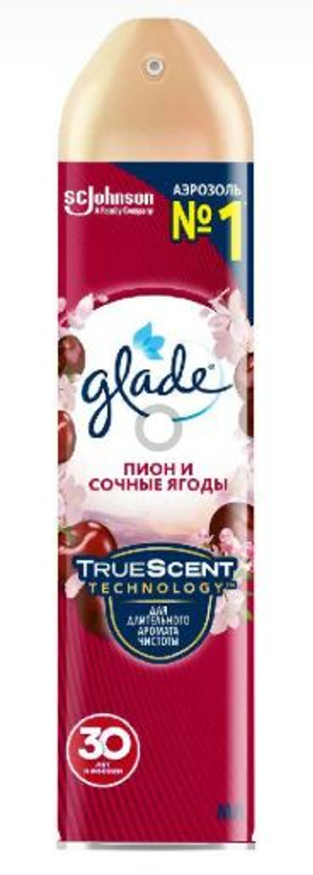Освежитель воздуха Glade Пион и сочные ягоды 300мл